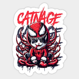 Catnage | Cat | Villain | Anti-Hero | Movie Icon | Pop Culture Sticker